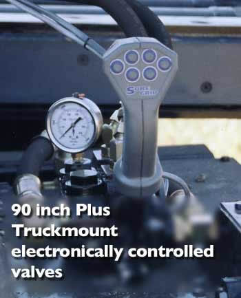 Holt 90 inch tree spade controls